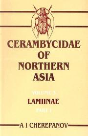 Cover of: Cerambycidae of Northern Asia: Lamiinae (Cerambycidae of Northern Asia)
