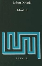 Cover of: Habakkuk, 1992 (Supplements to Vetus Testamentum)