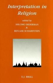 Cover of: Interpretation in religion