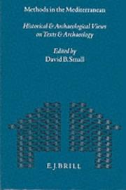 Methods in the Mediterranean by David B. Small