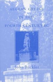 Cover of Aegean Greece in the fourth century BC