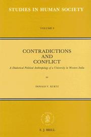 Cover of: Contradictions and conflict by Donald V. Kurtz