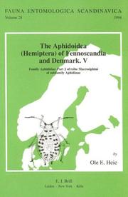 Cover of: The Aphidoidea by O. E. Heie