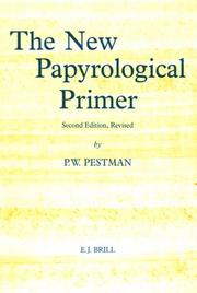 The new papyrological primer by P. W. Pestman