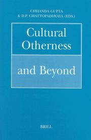 Cover of: Cultural otherness and beyond