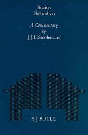 Cover of: Statius Thebaid VII | Johannes Jacobus Louis Smolenaars