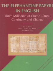 Cover of: The Elephantine Papyri in English: Three Millennia of Cross-Cultural Continuity and Change (Documenta Et Monumenta Orientis Antiqui, Vol 22)