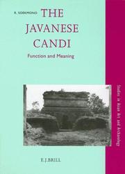 Cover of: The Javanese Candi by R. Soekmono