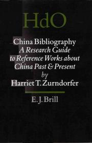 Cover of: China bibliography by Harriet Thelma Zurndorfer