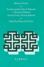 Cover of: Studies in the Cult of Yahweh by Morton Smith