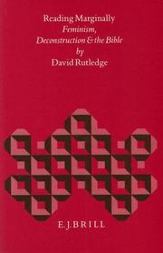 Cover of: Reading marginally by David Rutledge