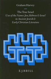 Cover of: The true Israel by Graham Harvey