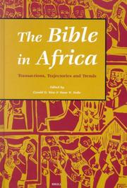 Cover of: The Bible in Africa: Transactions, Trajectories, and Trends