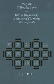 Cover of: Divine Domesticity: Augustine of Thagaste to Teresa of Avila (Studies in the History of Christian Thought)