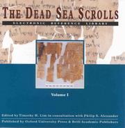 Cover of: The Dead Sea Scrolls Electronic Reference Library, Vol. 1 (Dss Electronic Reference Library , Vol 1) by Philip S. Alexander