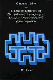 Cover of: Ein Bild des Judentums für Nichtjuden von Flavius Josephus: Untersuchungen zu seiner Schrift Contra Apionem