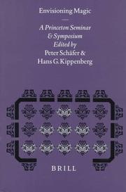 Cover of: Envisioning magic by edited by Peter Schäfer and Hans G. Kippenberg.