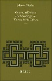 Cover of: Organum deitatis by Marcel Nieden