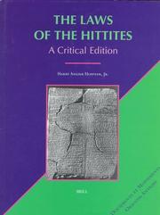 Cover of: The laws of the Hittites by Harry A. Hoffner