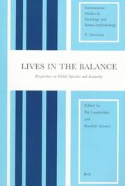 Lives in the balance by Pat Lauderdale, Randall Amster