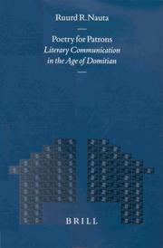 Cover of: Poetry for patrons: literary communication in the age of Domitian