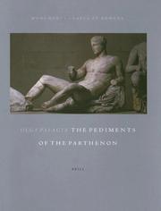 Cover of: The Pediments of the Parthenon (Monumenta Graeca Et Romana , No 7)