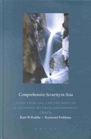 Cover of: Comprehensive Security in Asia: Views from Asia and the West on a Changing Security Environment