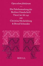 Cover of: Opusculum fabularum by [Einleitung und Redaktion] von Christina Meckelnborg und Bernd Schneider.