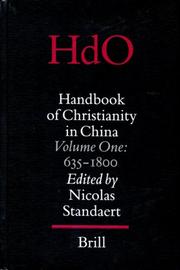 Cover of: Handbook of Christianity in China