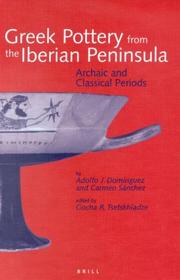 Cover of: Greek pottery from the Iberian Peninsula: archaic and classical periods