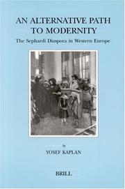 Cover of: An alternative path to modernity: the Sephardi diaspora in western Europe