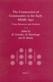 Cover of: The Construction of Communities in the Early Middle Ages by 