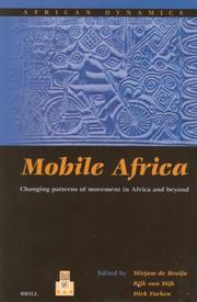 Cover of: Mobile Africa by Mirjam de Bruijn, Rijk van Dijk