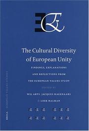 Cover of: The Cultural Diversity of European Unity by 