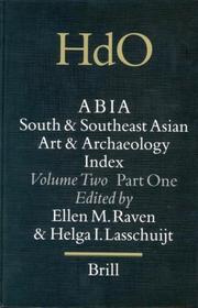 Cover of: Abia: South and Southeast Asian Art and Archaeology Index (Handbook of Oriental Studies/Handbuch Der Orientalistik)