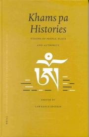 Cover of: Khams Pa Histories: Visions of People, Place and Authority