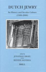 Cover of: Dutch Jewry: Its History and Secular Culture (1500-2000) (Brill's Series in Jewish Studies)