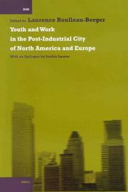 Youth and Work in the Post-Industrial City of North America and Europe (International Comparative Social Studies) by Laurence Roulleau-Berger