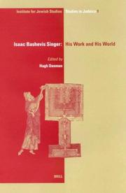 Cover of: Isaac Bashevis Singer: His Work and His World (Ucl Studies in Judaica)