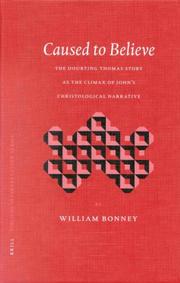 Cover of: Caused to Believe | William Bonney