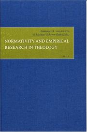 Cover of: Normativity And Empirical Research In Theology (Empirical Studies in Theology)
