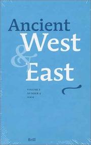 Cover of: Ancient West & East (Ancient West & East, 2)