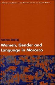 Cover of: Women, Gender and Language in Morocco (Women and Gender: The Middle East and the Islamic World, 1) (Women and Gender, 1)
