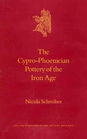 Cover of: The Cypro-Phoenician Pottery of the Iron Age by Nicola Schreiber
