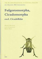 Cover of: The Auchenorrhyncha of Central Europe =: Die Zikaden Mitteleuropas