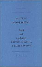 Cover of: Heraclitus: Homeric Problems (Writings from the Greco-Roman World)