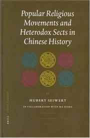 Cover of: Popular Religious Movements and Heterodox Sects in Chinese History (China Studies, 3)