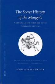 Cover of: The Secret History of the Mongols by 