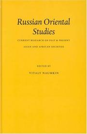 Cover of: Russina Oriental Studies: Current Research on Past & Present Asian and African Societies