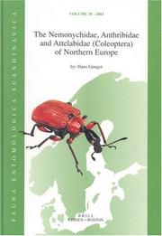 The Nemonychidae, Anthribidae, and Attelabidae (Coleoptera) of northern Europe by Hans Gønget